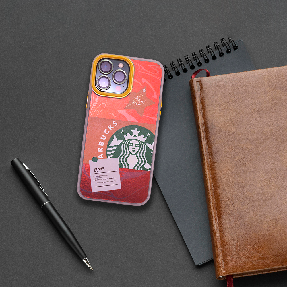 desk view mobile cover starbucks square